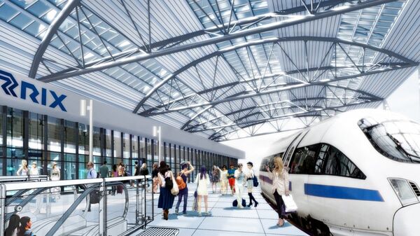 Визуализация проекта Rail Baltica - Sputnik Latvija