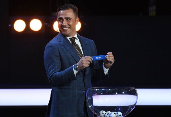 Официальная жеребьевка чемпионата мира по футболу 2018 Официальная жеребьевка чемпионата мира по футболу 2018 - Sputnik Latvija