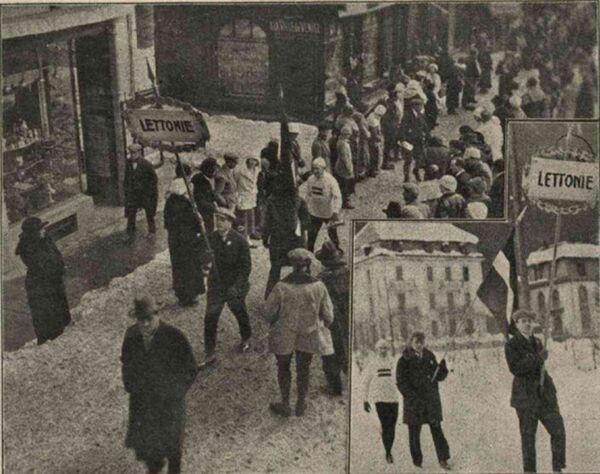 Латвийская делегация на первой зимней Олимпиаде в Шамони, 1924 г. Коллаж журнала Неделя Латвийская делегация на первой зимней Олимпиаде в Шамони, 1924 г. Коллаж журнала Неделя - Sputnik Латвия