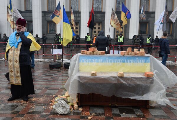 Сторонники М. Саакашвили разбили палаточный городок в центре Киева Сторонники М. Саакашвили разбили палаточный городок в центре Киева - Sputnik Latvija