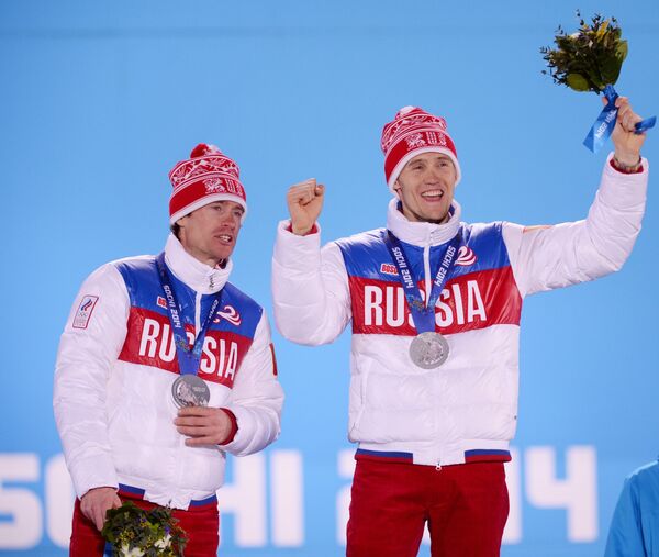 Олимпиада 2014. Церемония награждения. Тринадцатый день Олимпиада 2014. Церемония награждения. Тринадцатый день - Sputnik Латвия