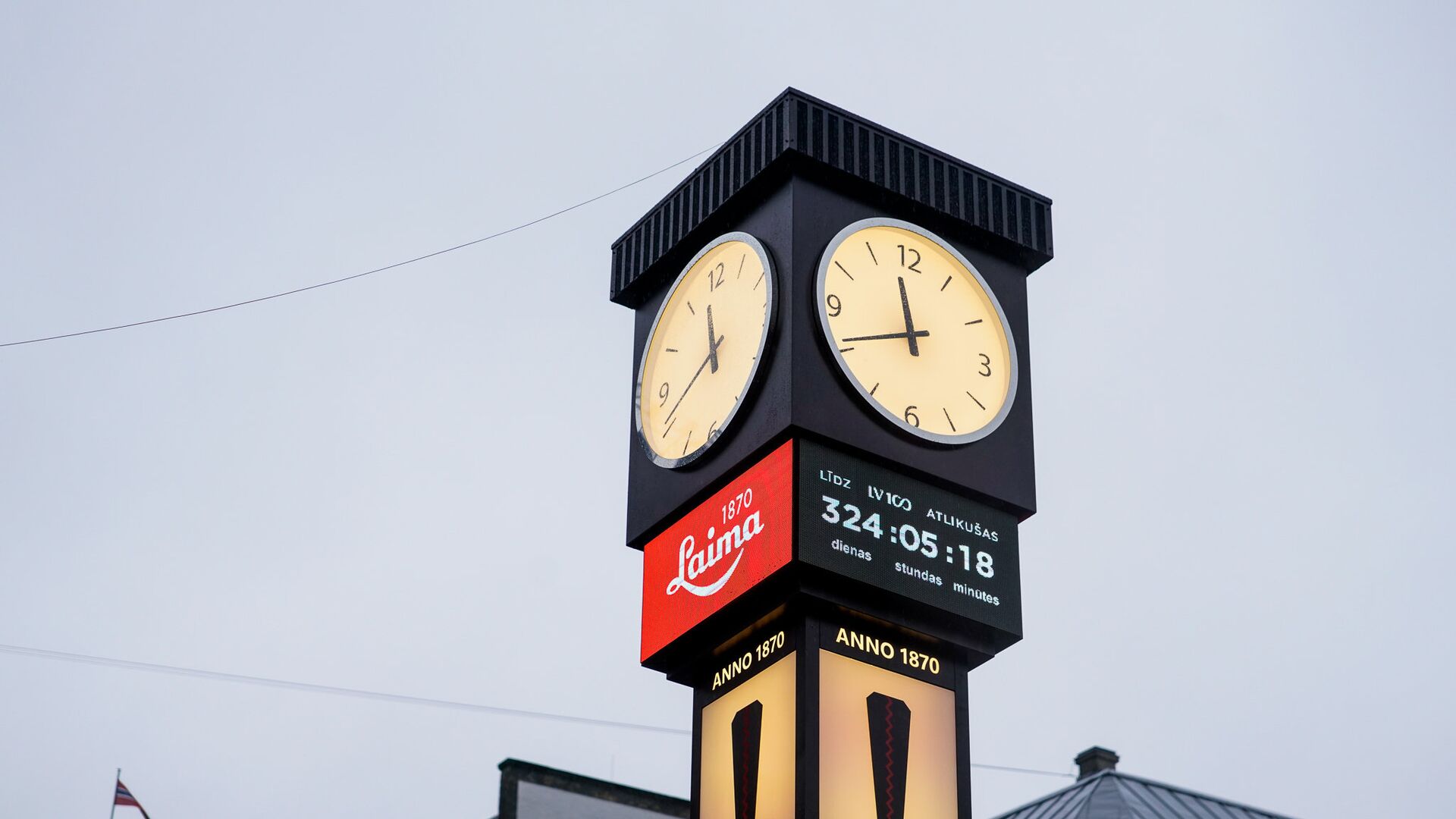Отреставрированные часы Laima теперь отсчитывают время до 100-летия Латвии - Sputnik Латвия, 1920, 31.10.2021