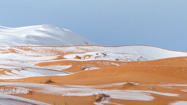 В пустыне Сахара второй год подряд выпал снег - Sputnik Латвия