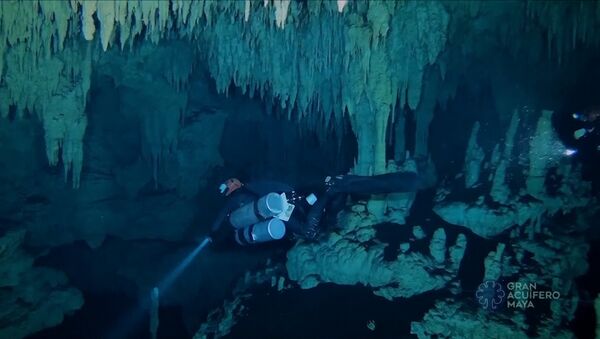 Самую большую на планете подводную пещеру нашли в Мексике - Sputnik Латвия