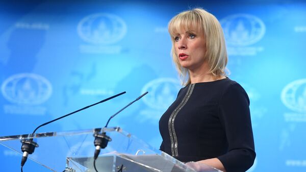 Krievijas ĀM oficiālā pārstāve Marija Zaharova - Sputnik Latvija