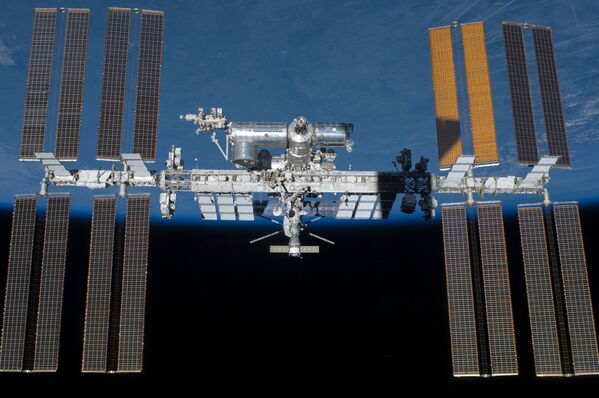 Вид на МКС Вид на МКС - Sputnik Латвия
