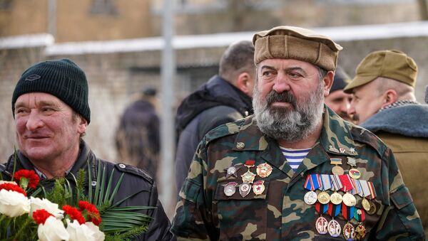 Ветераны-афганцы собрались у памятника воинам-интернационалистам - Sputnik Латвия