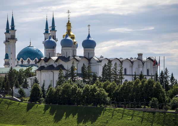 Мечеть Кул-Шариф – главная соборная мечеть Татарстана - Sputnik Латвия