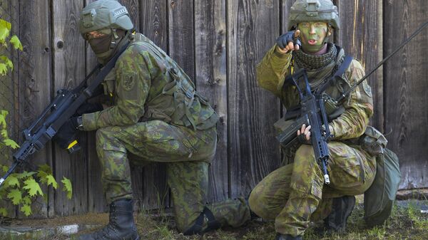 NATO militārās mācības Spring storm Igaunijā - Sputnik Latvija