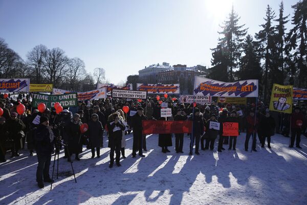 Митинг в защиту образования на русском языке в Латвии. Рига, 24 февраля 2018 г. Митинг в защиту образования на русском языке в Латвии. Рига, 24 февраля 2018 г. - Sputnik Латвия