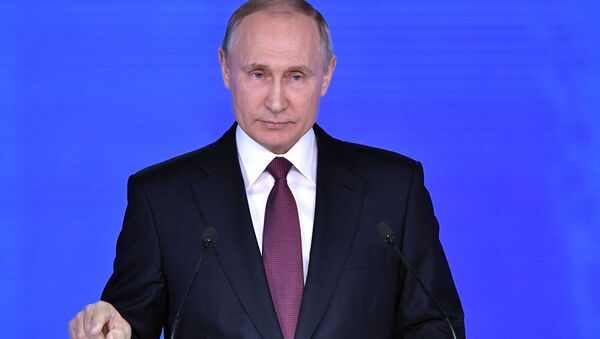 Президент РФ Владимир Путин, архивное фото - Sputnik Латвия
