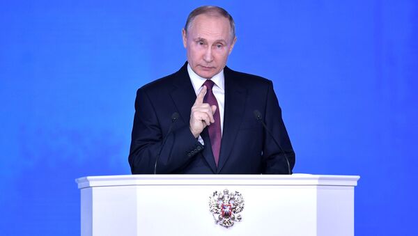 Ежегодное послание президента РФ В. Путина Федеральному Собранию - Sputnik Латвия