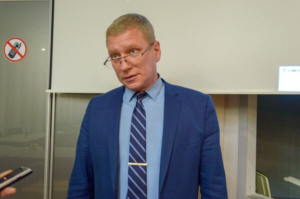 Председатель городского собрания Нарвы Александр Ефимов Председатель городского собрания Нарвы Александр Ефимов - Sputnik Латвия
