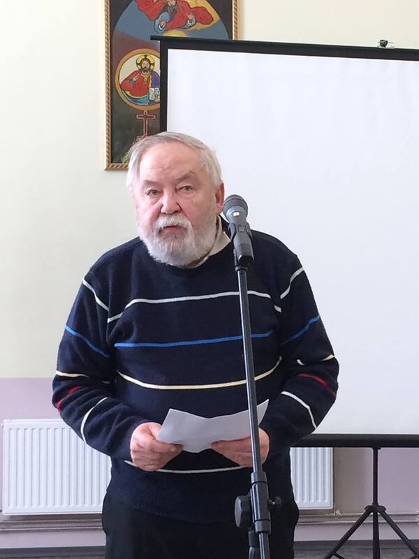 Председатель правления организации Daugavas vanagi Гунар Сподрис Председатель правления организации Daugavas vanagi Гунар Сподрис - Sputnik Латвия