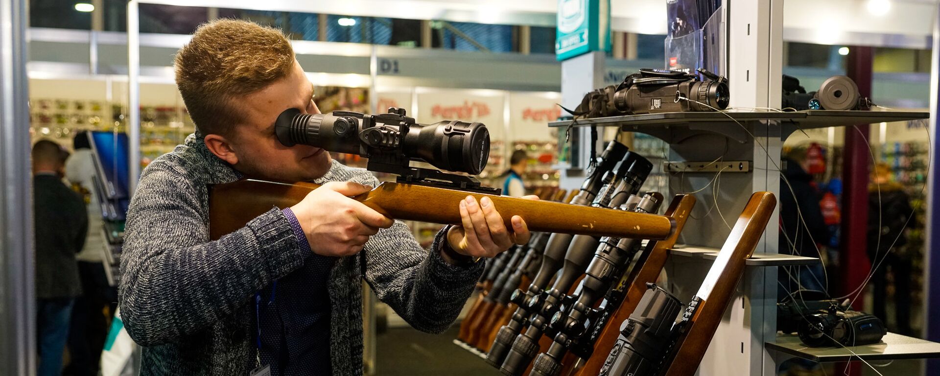 Выставка охотничьих и рыболовных принадлежностей и аксессуаров - Sputnik Латвия, 1920, 12.05.2022