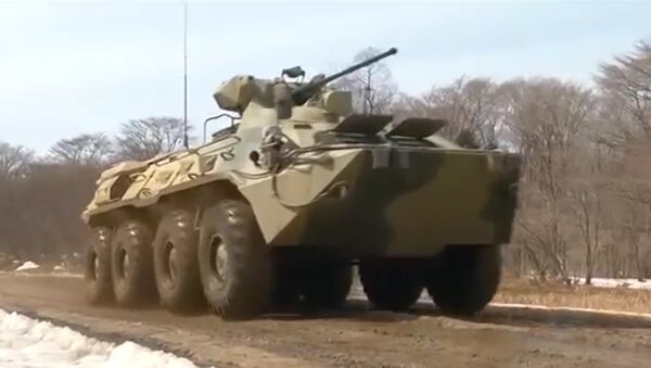 Piejūras novadā notikušas jaunās paaudzes BTR izmēģinājumi - Sputnik Latvija