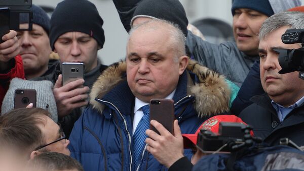 Митинг у администрации Кемерово - Sputnik Latvija