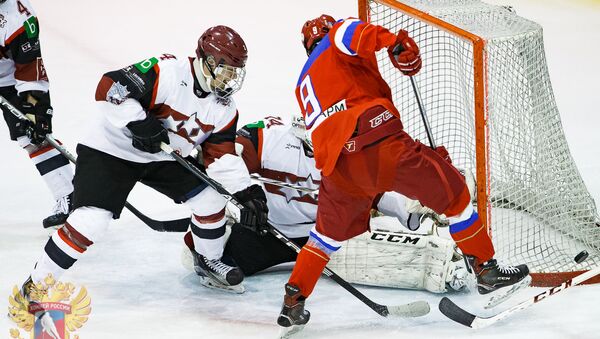 Выставочный матч. Латвия U18 — Россия U17 - Sputnik Латвия