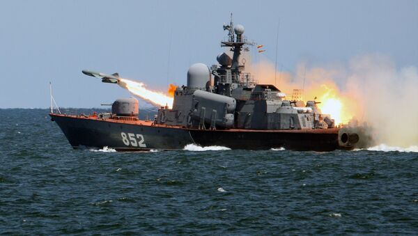 Тактические учения кораблей Балтийского флота - Sputnik Латвия