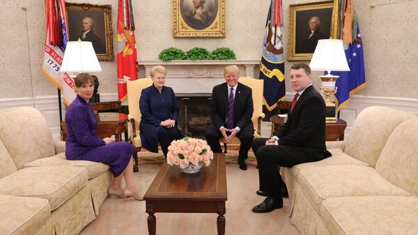 Встреча президентов стран Балтии с Дональдом Трампом в Вашингтоне - Sputnik Латвия