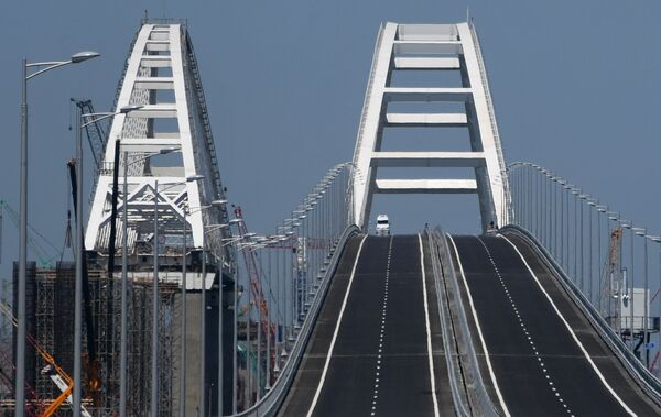 Открытие автомобильной части Крымского моста - Sputnik Латвия