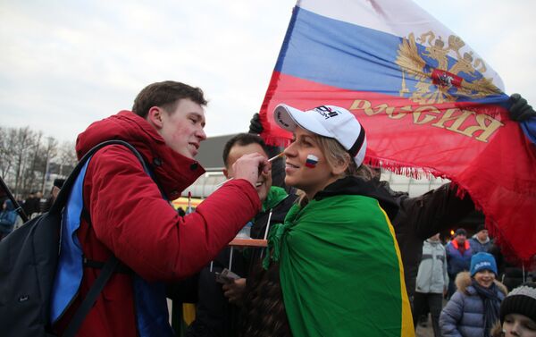 “Лужники” с честью выдержали товарищеский матч между сборными России и Бразилии - Sputnik Латвия