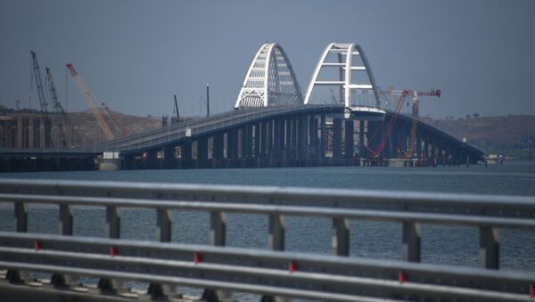 Открытие автомобильной части Крымского моста - Sputnik Latvija