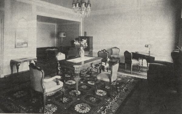 Интерьер гостиницы Кемери - Журнал Latvian Economic Review, 1936 год - Sputnik Латвия