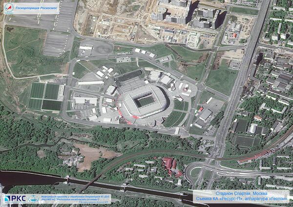 Стадион Спартак в Москве, который принимает матчи чемпионата мира по футболу - 2018 - Sputnik Латвия