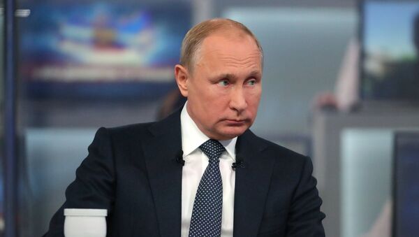 Tiešā līnija ar Vladimiru Putinu 2018 - Sputnik Latvija