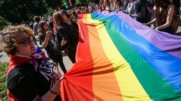 Шествие сексуальных меньшинств Baltijas Praids 2018 - Sputnik Латвия