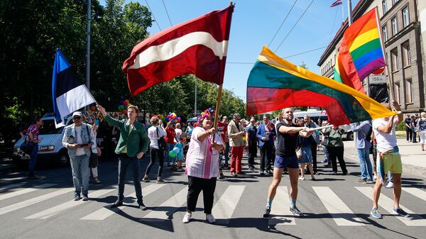 Шествие сексуальных меньшинств Baltijas Praids 2018 - Sputnik Latvija