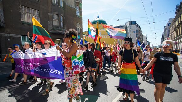 Шествие сексуальных меньшинств Baltijas Praids 2018 - Sputnik Latvija