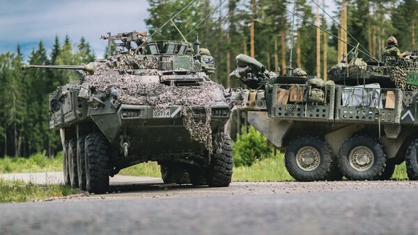 Международные военные учения Saber Strike в Латвии - Sputnik Латвия
