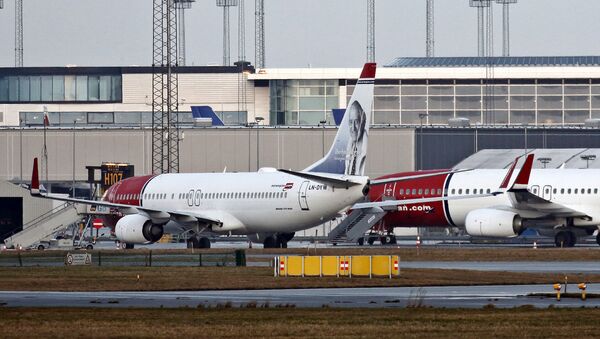 Самолеты в международном аэропорту Копенгагена в Каструпе, Дания - Sputnik Латвия