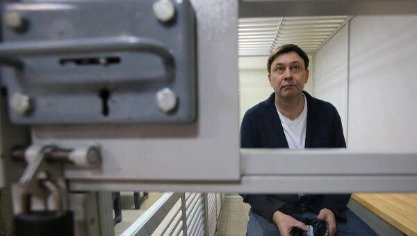 Кирилл Вышинский во время рассмотрения апелляции - Sputnik Латвия
