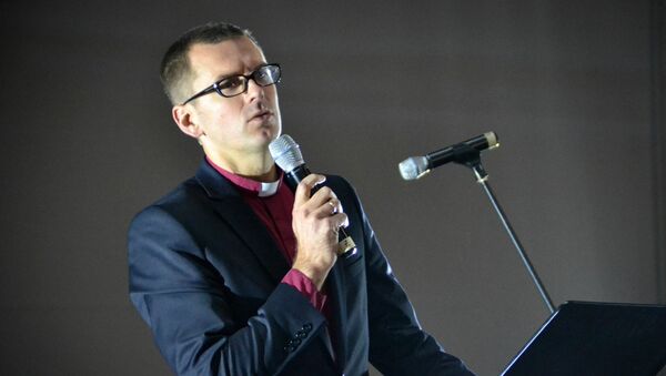 Бывший епископ Латвийского союза баптистских общин Петерис Спрогис - Sputnik Латвия