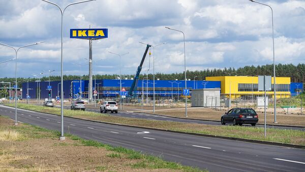 Mēbeļu veikala IKEA celtniecība Rīgā - Sputnik Latvija