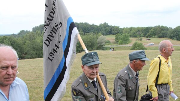 Сбор ветеранов 20-й гренадерской дивизии СС в Эстонии. - Sputnik Латвия