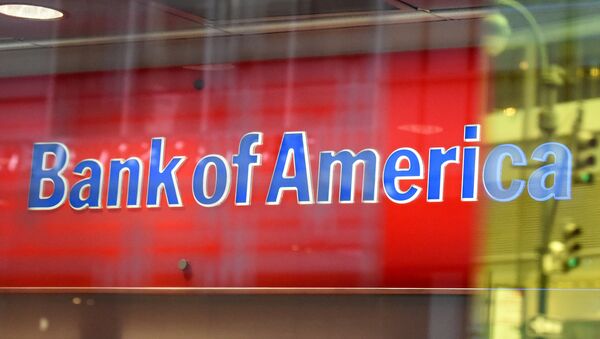 Логотип Bank of America в Нью-Йорке - Sputnik Latvija
