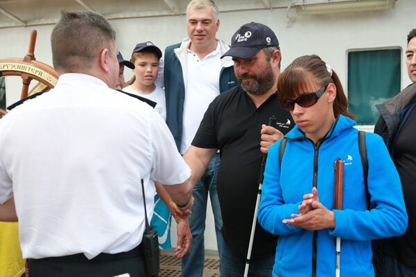 Анастасия Проскурякова и Олег Колпащиков Анастасия Проскурякова и Олег Колпащиков - Sputnik Латвия