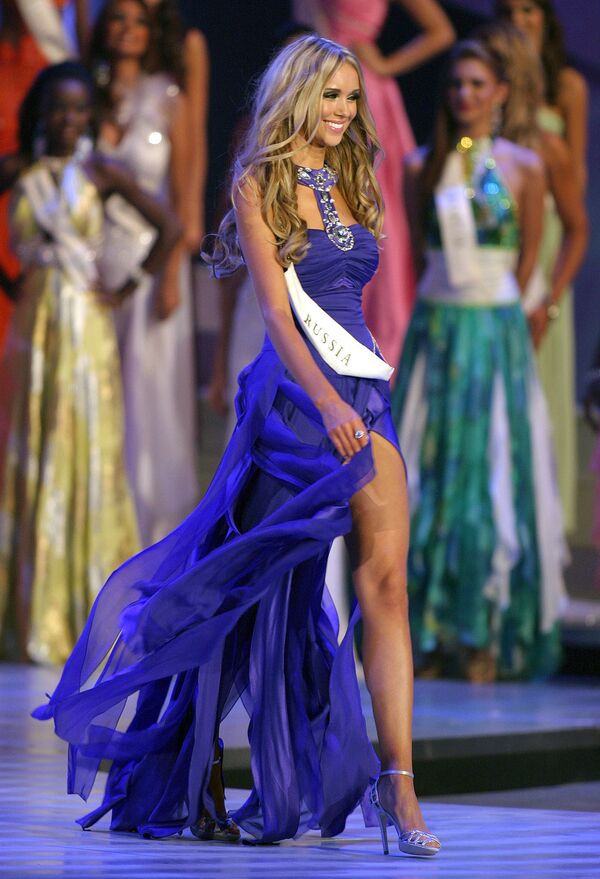 Представительница России Ксения Сухинова, завоевавшая титул Мисс Мира - 2008 - Sputnik Латвия