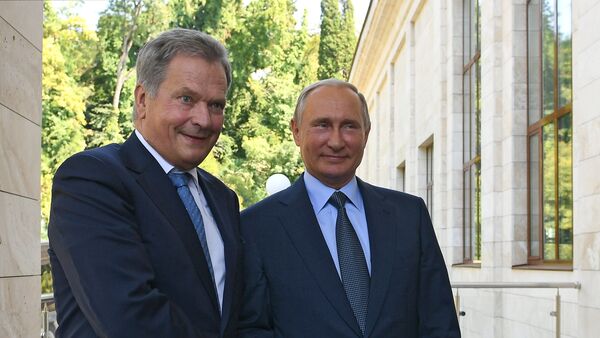 Встреча президента РФ В. Путина с президентом Финляндии С. Ниинистё - Sputnik Latvija