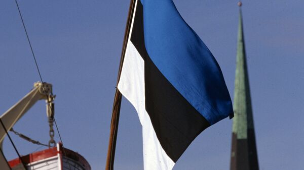 Igaunijas valsts karogs. Foto no arhīva - Sputnik Latvija