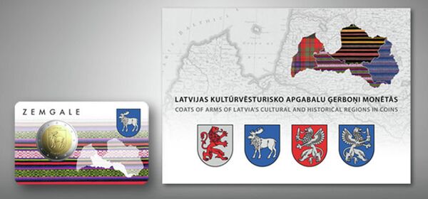 Монета Банка Латвии, посвященная Земгале Монета Банка Латвии, посвященная Земгале - Sputnik Латвия