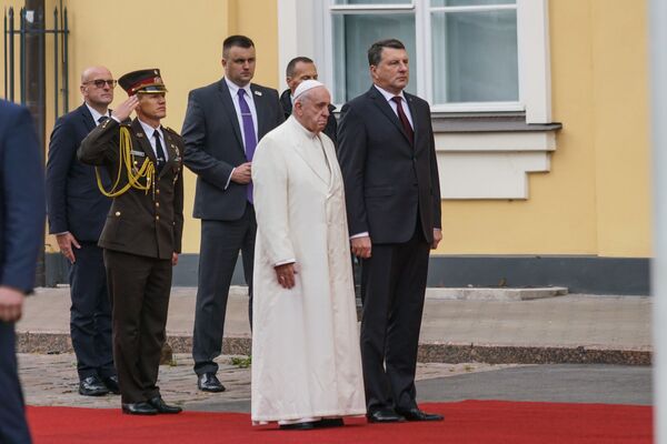 Визит Папы римского Франциска в Ригу - Sputnik Латвия