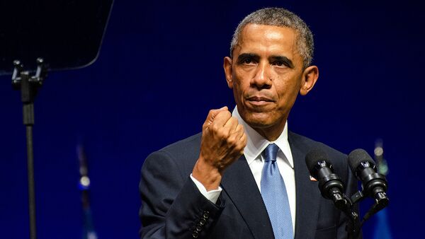 Президент США Барак Обама - Sputnik Latvija