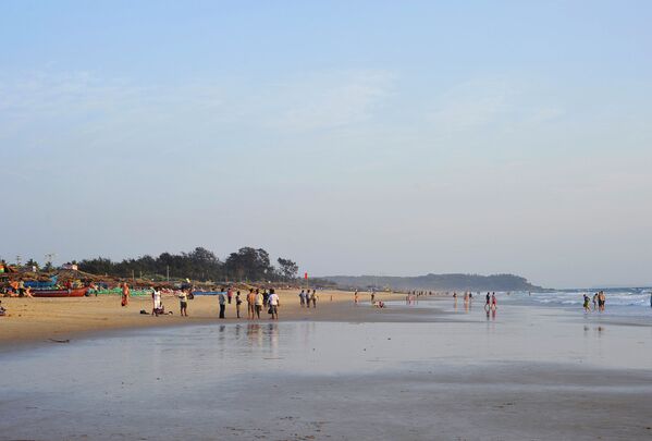 Пляж Калангут на севере штата Гоа, Индия - Sputnik Латвия
