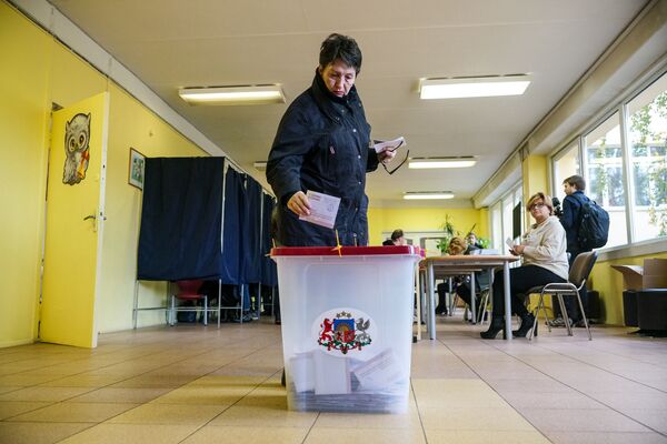 Выборы в Сейм Латвии - Sputnik Латвия