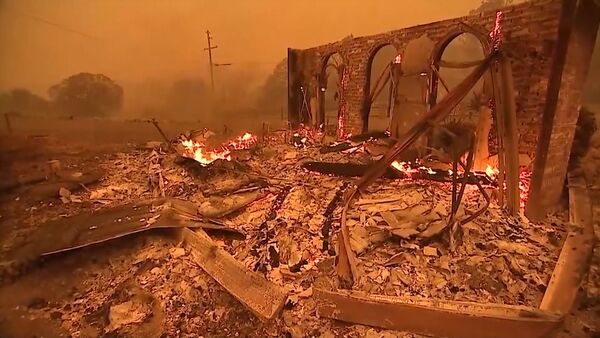 Город в США превратился в пепелище - кадры с места пожара - Sputnik Латвия